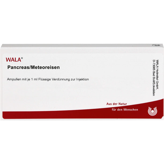 WALA Pancreas/Meteoreisen flüssige Verdünnung, 10 St. Ampullen