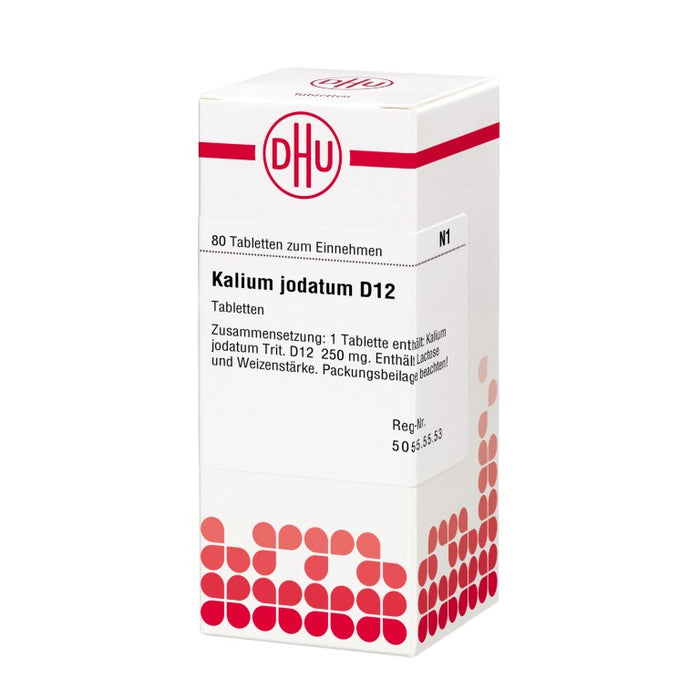 DHU Kalium jodatum D 12 Tabletten, 80 pc Tablettes