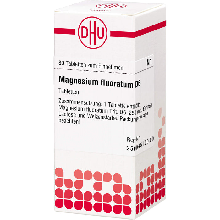 DHU Magnesium fluoratum D 6 Tabletten, 80 St. Tabletten