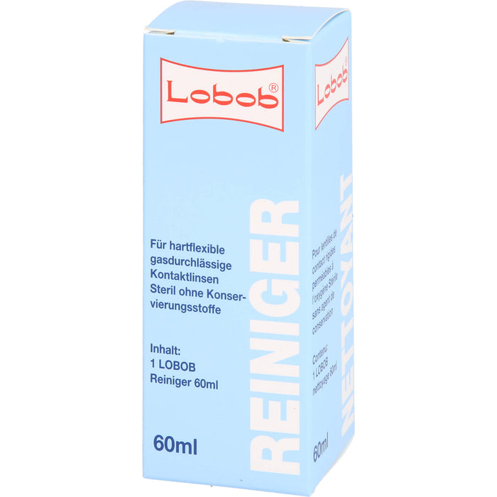 Lobob Reiniger für hartflexible gasdurchlässige Kontaktlinsen, 60 ml Solution