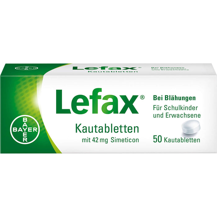 Lefax Kautabletten bei Blähungen, 50 pcs. Tablets