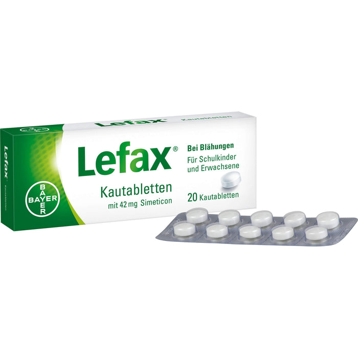 Lefax Kautabletten bei Blähungen, 20 pcs. Tablets