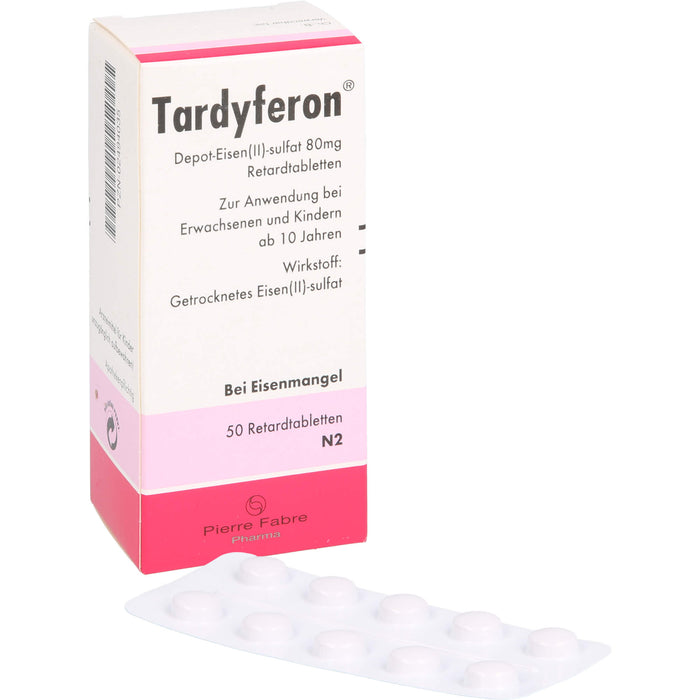 Tardyferon Depot-Eisen(II)-Sulfat 80 mg Retardtabletten, 50 pcs. Capsules