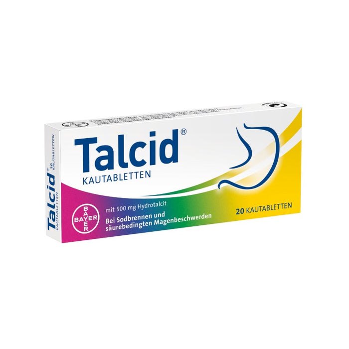 Talcid Kautabletten, 20 St. Tabletten