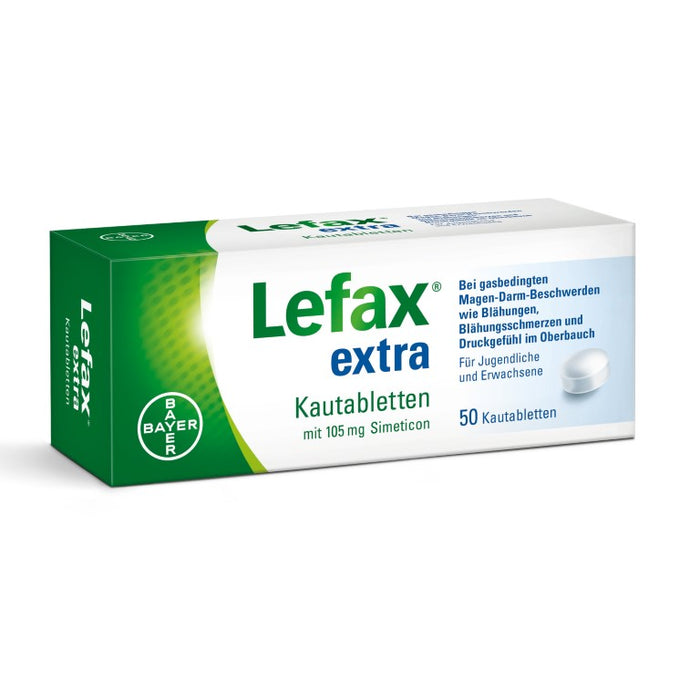 Lefax extra Kautabletten, 50 pc Tablettes