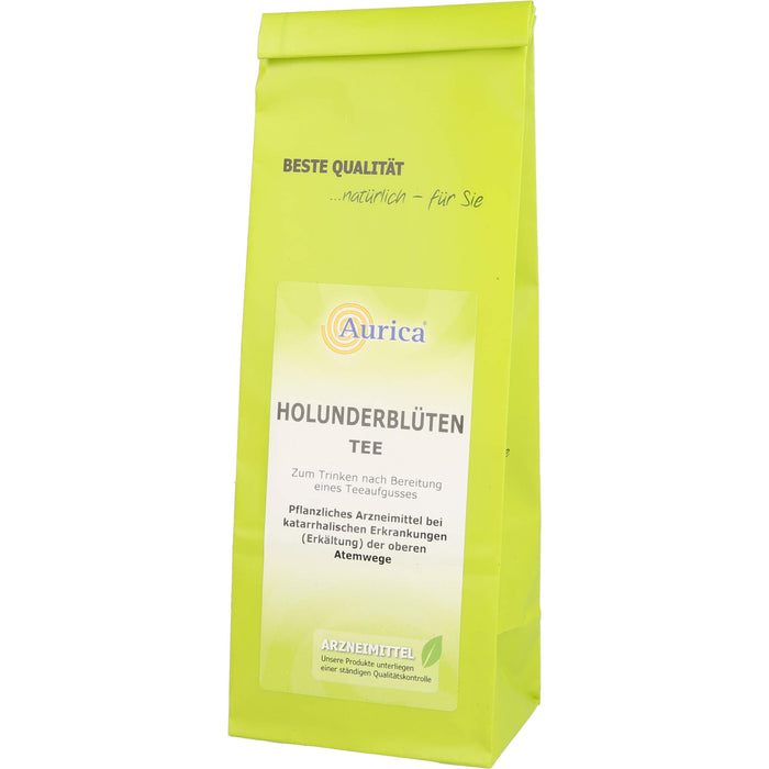 Aurica Holunderblüten Tee zur Behandlung von Erkältungskrankheiten, 70 g Tea