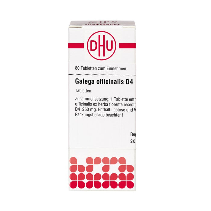 DHU Galega Officinalis D 4 Tabletten, 80 St. Tabletten