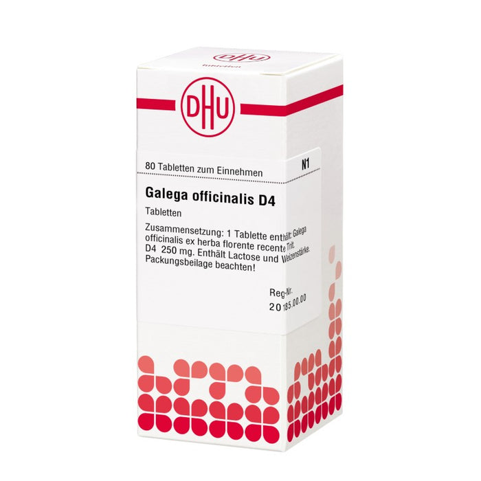 DHU Galega Officinalis D 4 Tabletten, 80 pc Tablettes
