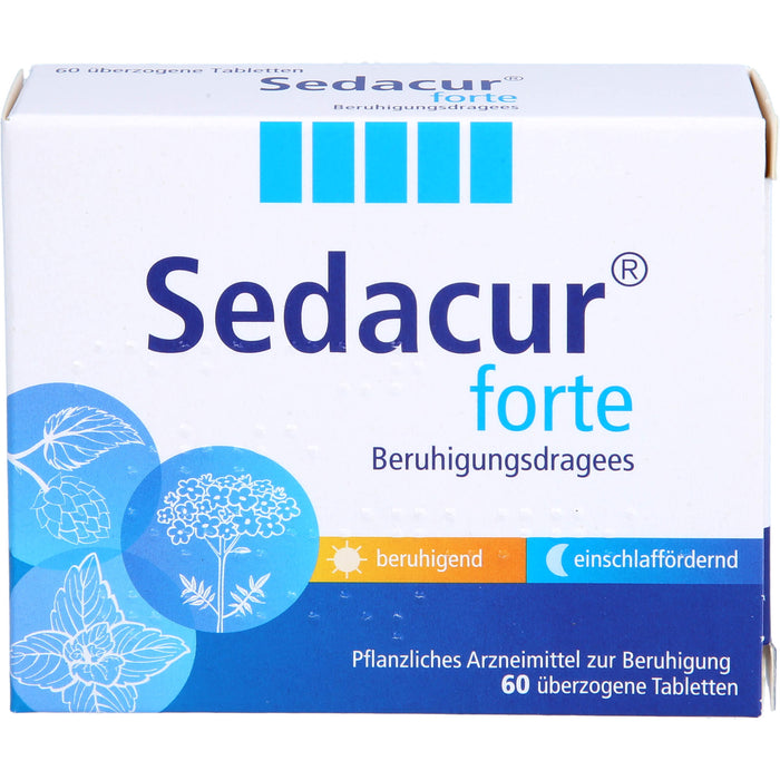 Sedacur forte Beruhigungsdragees, 60 pcs. Tablets
