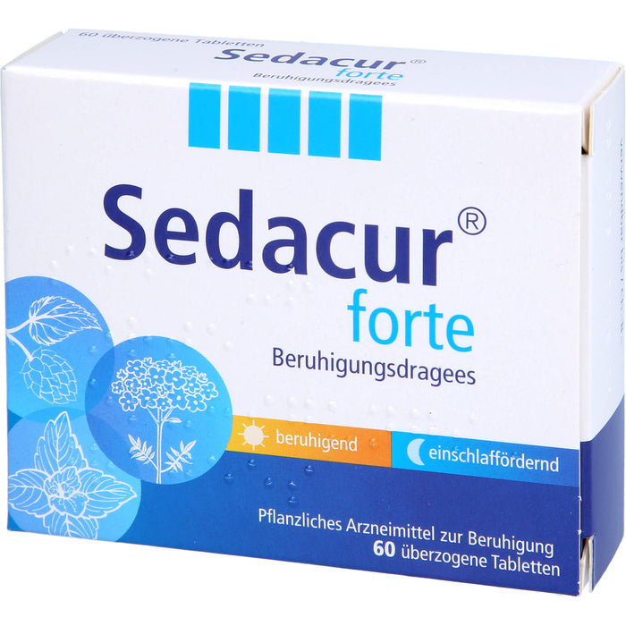 Sedacur forte Beruhigungsdragees, 60 pcs. Tablets