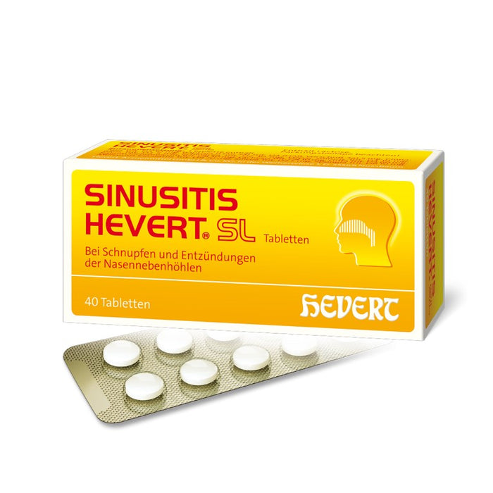 Sinusitis Hevert SL Tabletten, 40 pc Tablettes