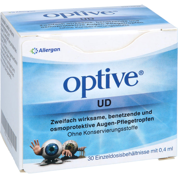 optive UD benetzende und feuchtigkeitsspendende Augentropfen, 30 pc Solution