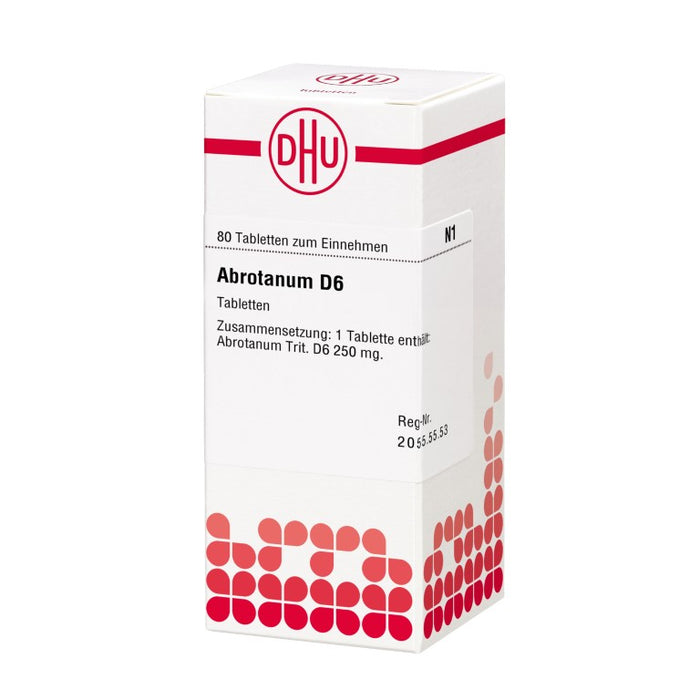 DHU Abrotanum D6 Tabletten, 80 St. Tabletten