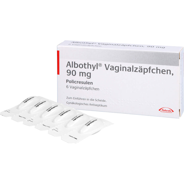 Albothyl Vaginalzäpfchen, 90 mg, 5 pcs. Suppositories