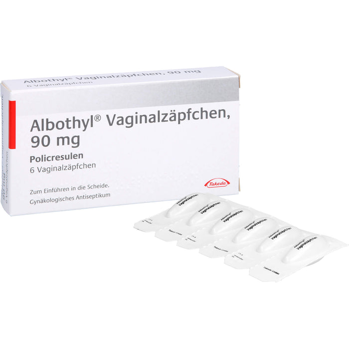 Albothyl Vaginalzäpfchen, 90 mg, 5 pc Suppositoires
