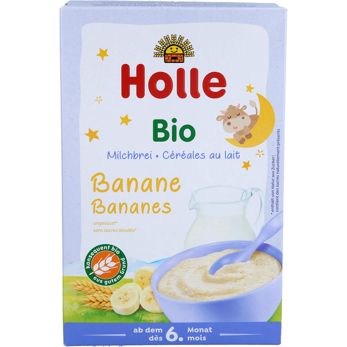 Holle Bio-Milchbrei Banane, 250 g Powder