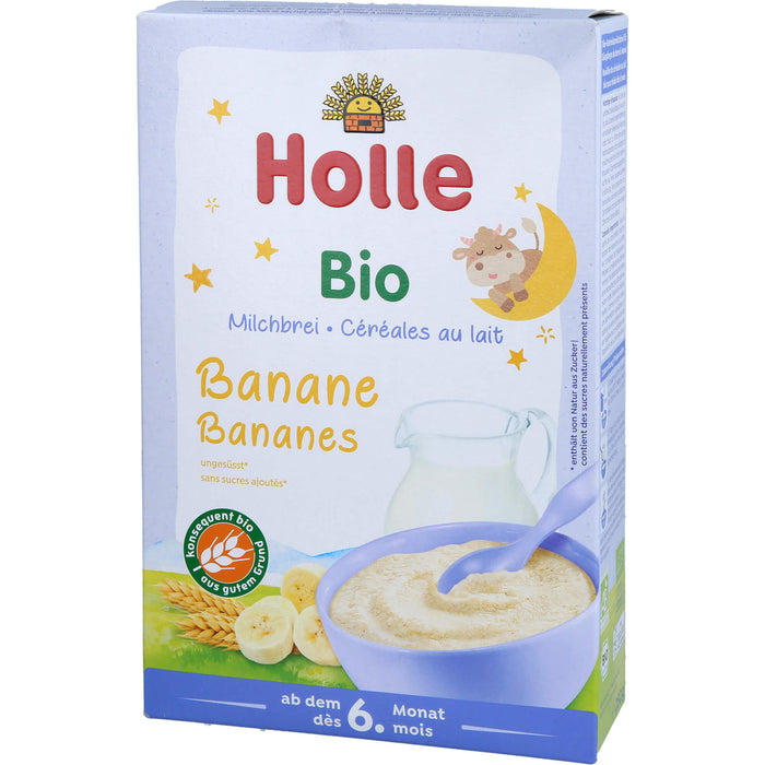 Holle Bio-Milchbrei Banane, 250 g Powder