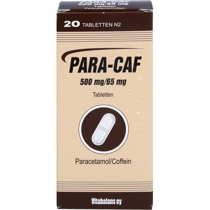 PARA-CAF 500 mg/65 mg, 20 pc Tablettes