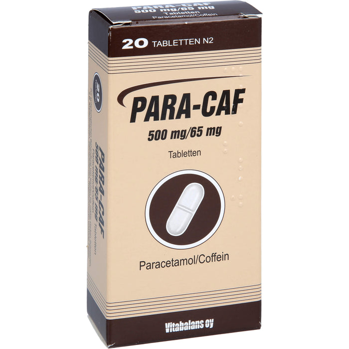 PARA-CAF 500 mg/65 mg, 20 pc Tablettes