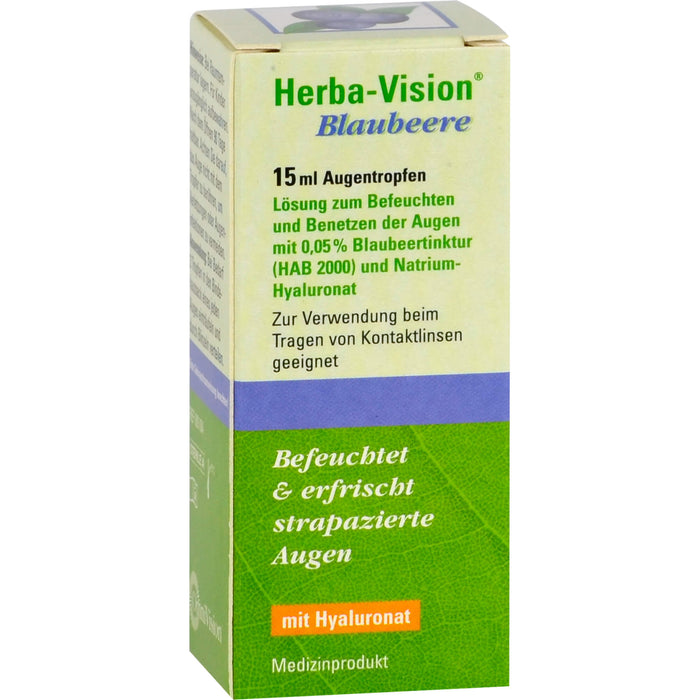 Herba-Vision Blaubeere Augentropfen, 15 ml Solution