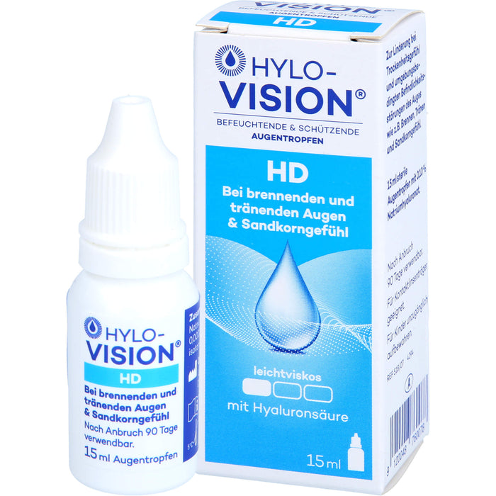 Hylo-Vision HD Augentropfen, 15 ml Solution