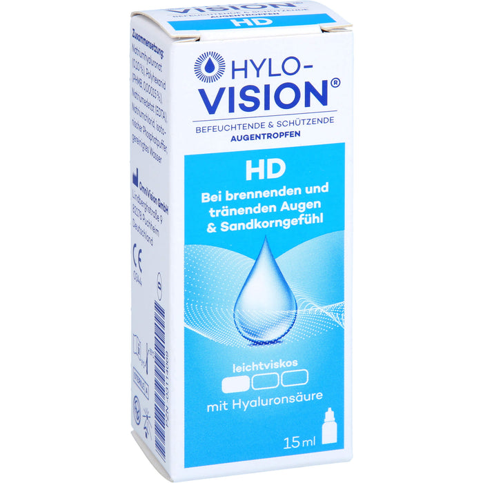 Hylo-Vision HD Augentropfen, 15 ml Solution