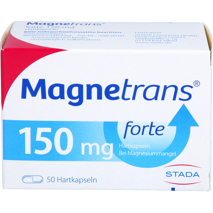 Magnetrans forte 150 mg Hartkapseln bei Magnesiummangel, 50 St. Kapseln