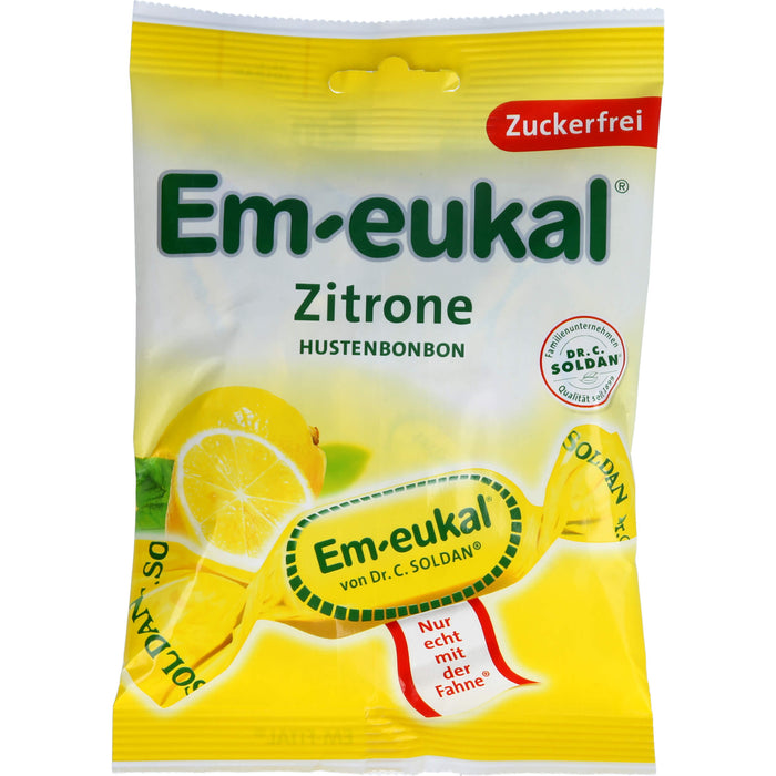 Em-eukal Zitrone Hustenbonbon zuckerfrei, 75 g Candies