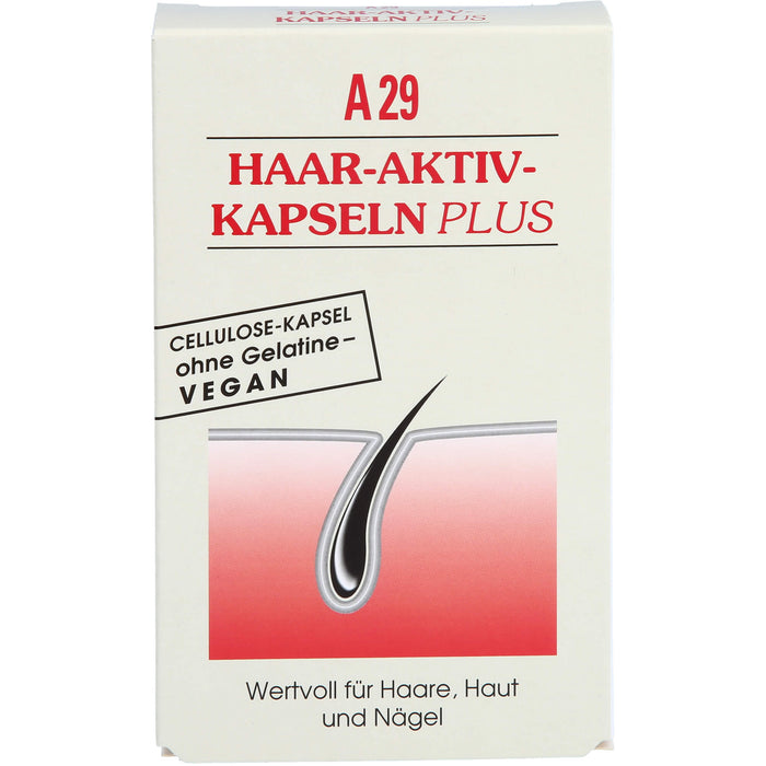 A29 Haar-Aktiv-Kapseln plus wertvoll für Haare, Haut und Nägel, 30 pcs. Capsules