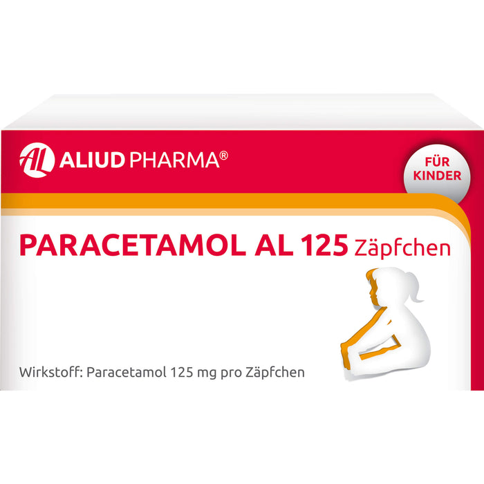 Paracetamol AL 125 Zäpfchen, 10 pc Suppositoires