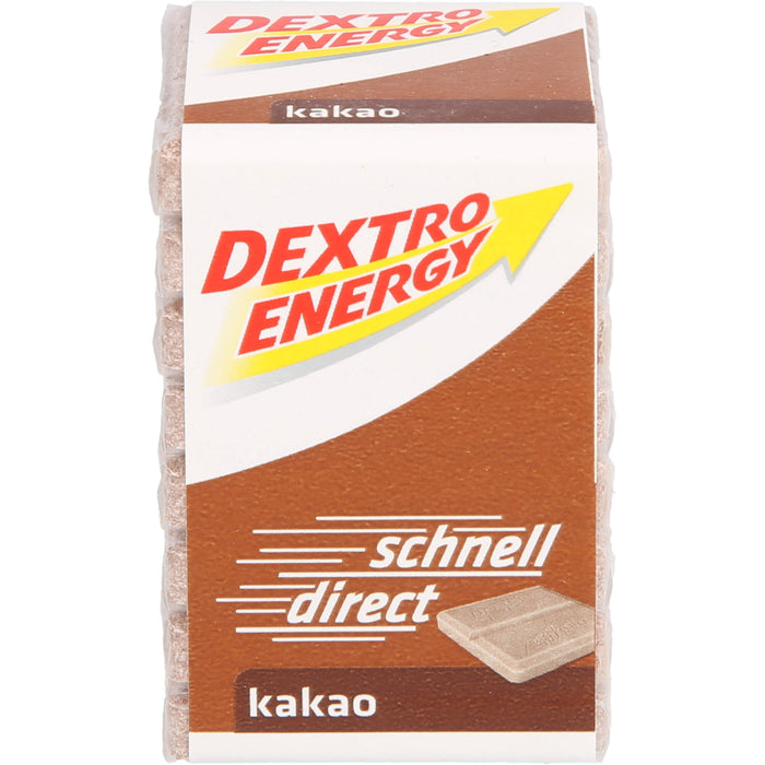 DEXTRO ENERGY Kakao Energieliefernde Dextrosetäfelchen, 46 g Comprimés