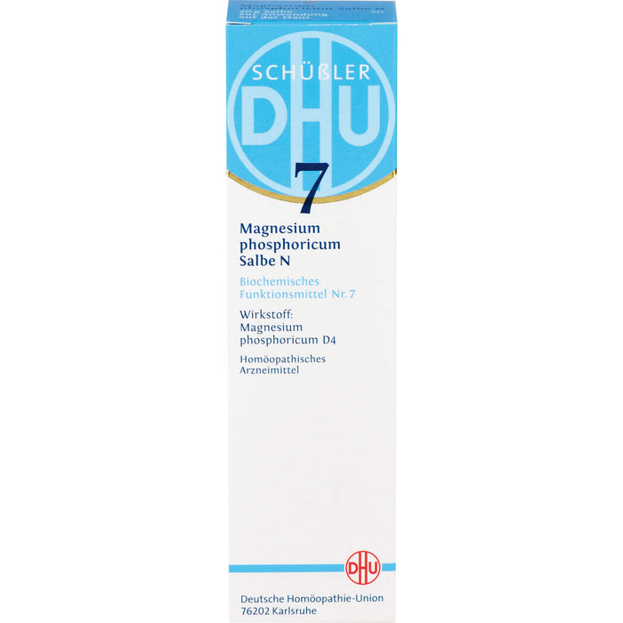 DHU Schüßler-Salz Nr. 7 Magnesium phosphoricum D4 – Das Mineralsalz der Muskeln und Nerven – das Original, 50 g Onguent