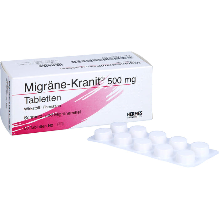 Migräne-Kranit 500 mg Tabletten, 50 pcs. Tablets