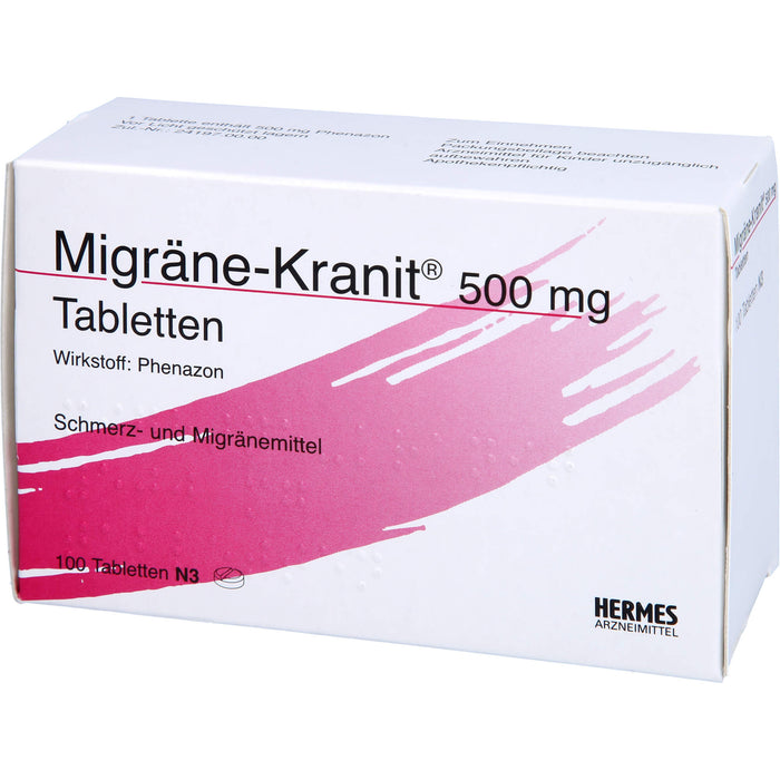 Migräne-Kranit 500 mg Tabletten, 100 pcs. Tablets