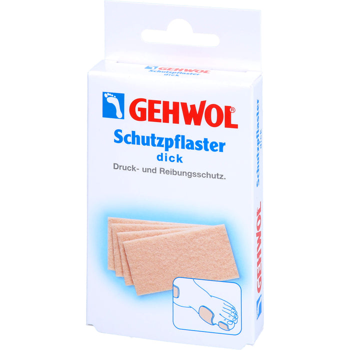GEHWOL SCHUTZPFLASTER DICK, 4 pcs. Patch