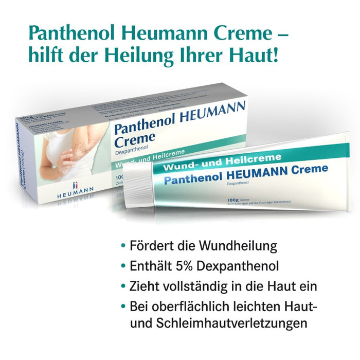 Panthenol Heumann Creme Wund- und Heilcreme, 20 g Cream