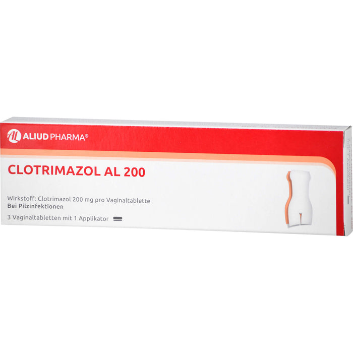 Clotrimazol AL 200 Vaginaltabletten, 3 pc Tablettes