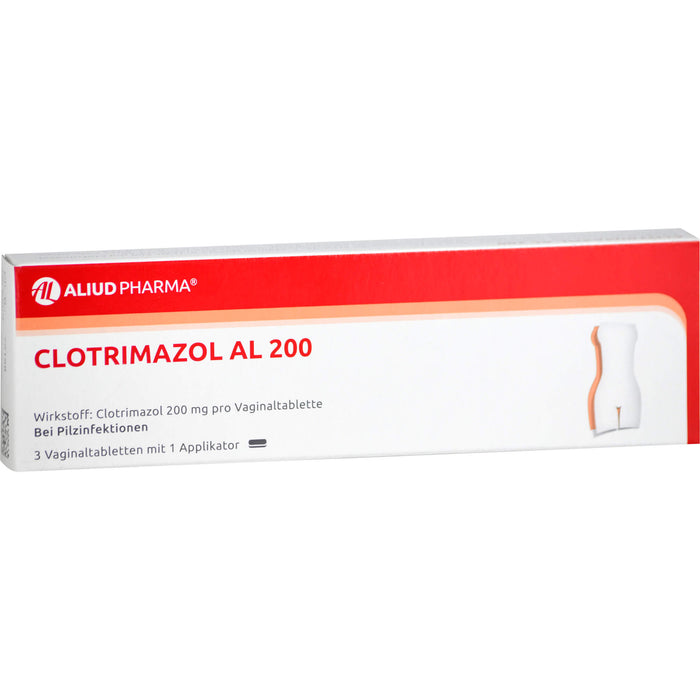 Clotrimazol AL 200 Vaginaltabletten, 3 pc Tablettes