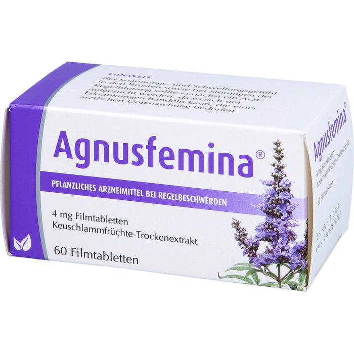 Agnusfemina 4 mg Filmtabletten bei Regelbeschwerden, 60 pcs. Tablets