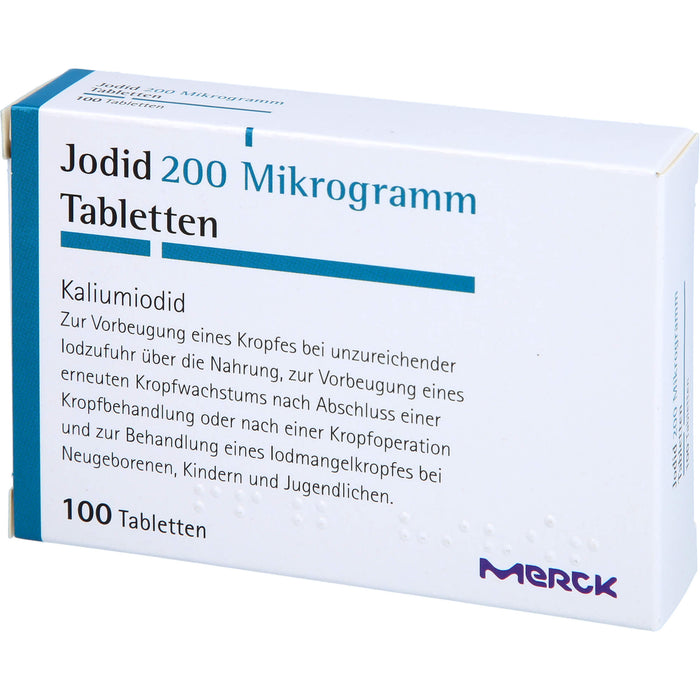 Jodid 200 Mikrogramm Tabletten, 100 pc Tablettes