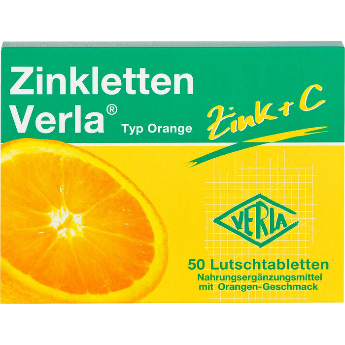 Zinkletten Verla Typ Orange Tabletten, 50 pcs. Tablets