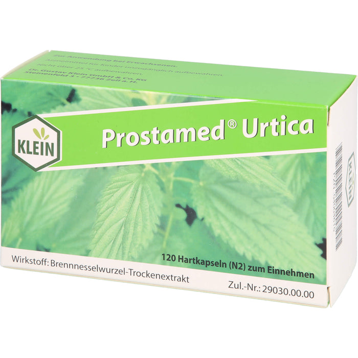 KLEIN Prostamed Urtica Hartkapseln bei Prostataerkrankungen, 120 pcs. Capsules