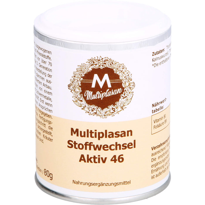 Multiplasan Stoffwechsel Aktiv 46 Tabletten, 200 pc Tablettes