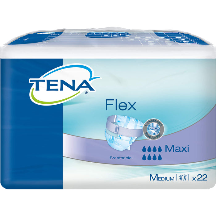 TENA Flex Maxi Medium Vorlage mit Hüftbund zur Anwendung bei schwerer bis sehr schwerer Inkontinenz, 22 pc Modèles