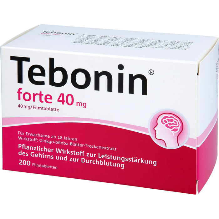 Tebonin forte 40 mg Tabletten, 200 pc Tablettes