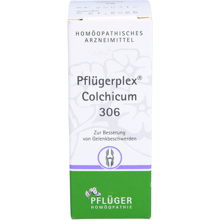 Pflügerplex Colchicum 306 Tabletten zur Besserung von Gelenkbeschwerden, 100 pcs. Tablets