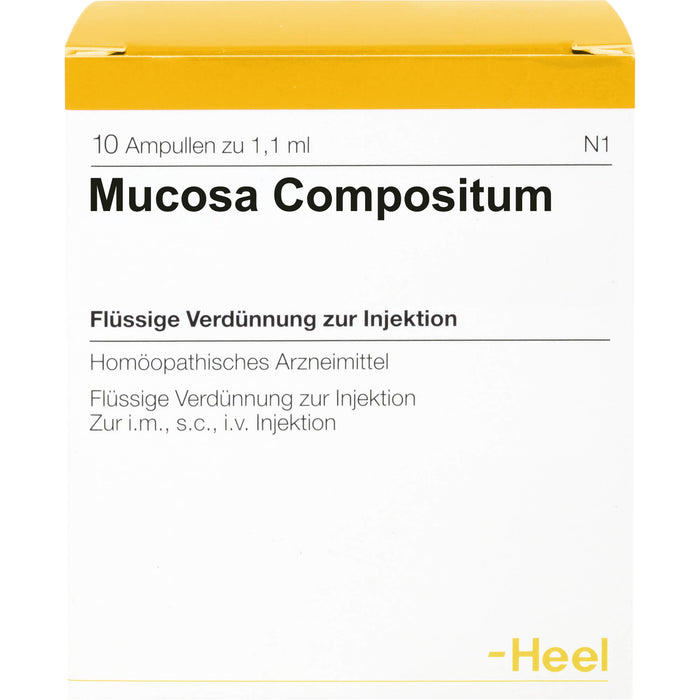 Mucosa compositum Injektionslösung, 10 pc Ampoules