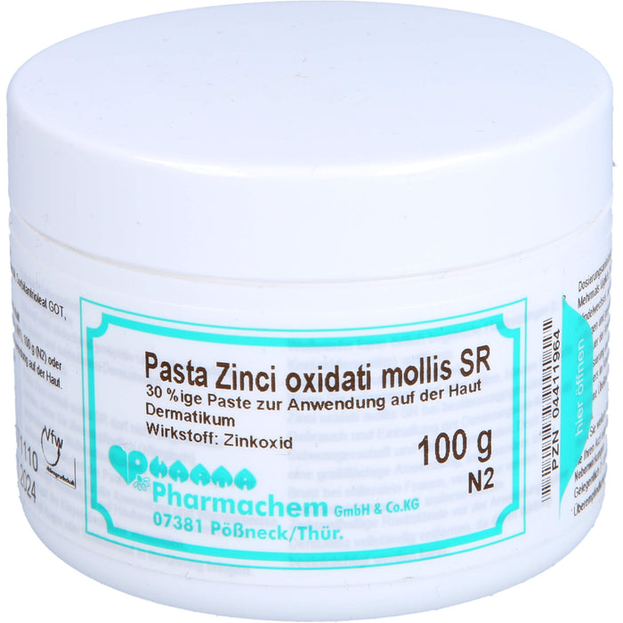 Pharmachem Pasta Zinci oxidati mollis SR weiche Zinkoxidpaste, 100 g Ointment