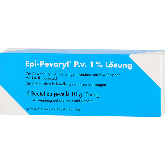 Epi-Pevaryl P.v. 1 % Lösung bei Pilzerkrankungen der Haut, 6 pc Sachets