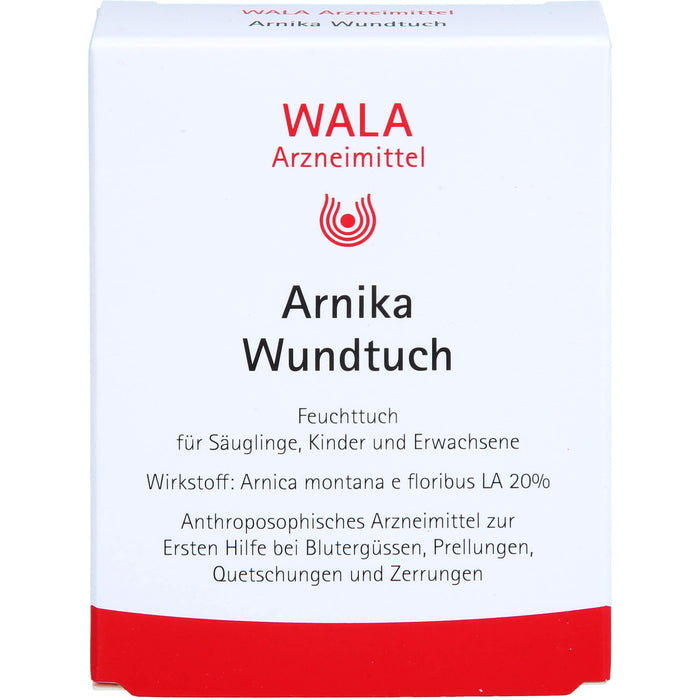 WALA Arnika Wundtuch, 5 pc Tissus